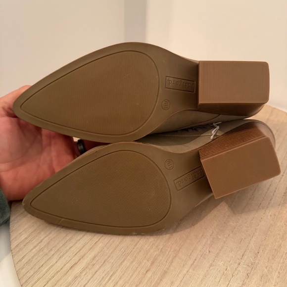 Indigo Rd. Kendrie Taupe Woven Cutout Mules Women’s Size 11M NEW NWT - Picture 5 of 8